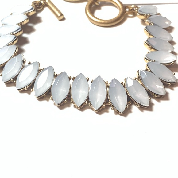 Vivi Opaque White Stone Bracelet - Picture 2 of 5